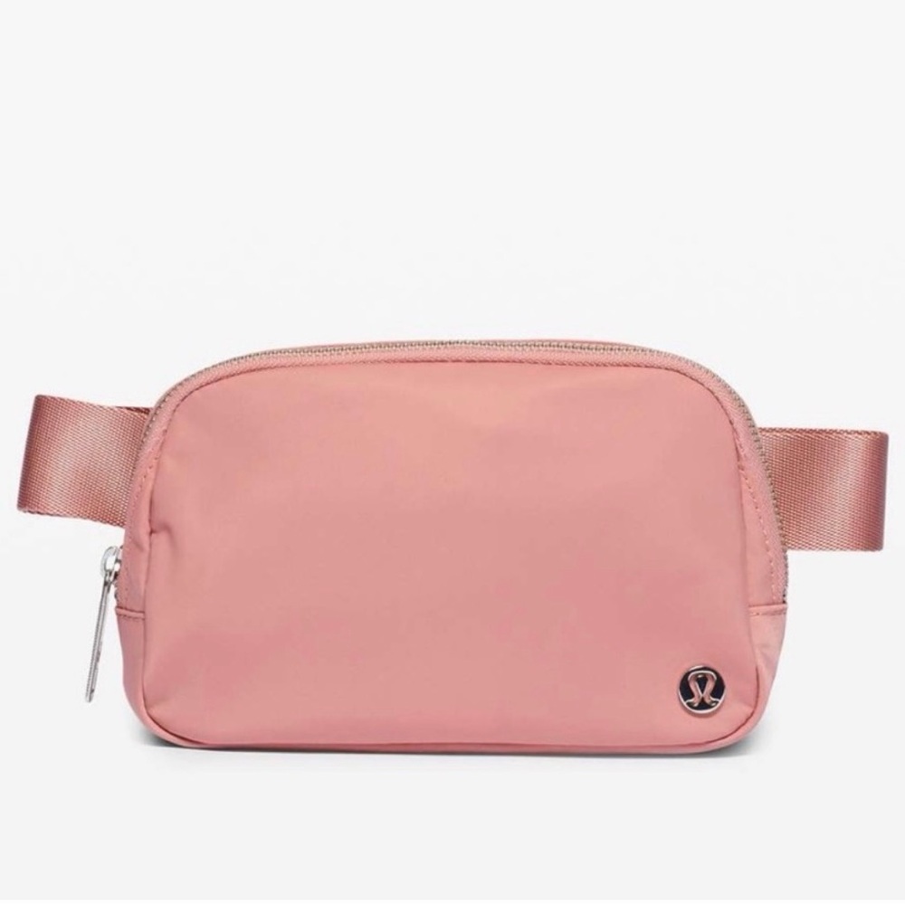 Lululemon Athletica Unisex Everywhere Belt Bag 1L Pastel Pink Fanny Pack Logo